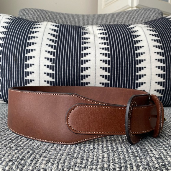 Lauren Ralph Lauren Leather Saddle Belt - Picture 4 of 17